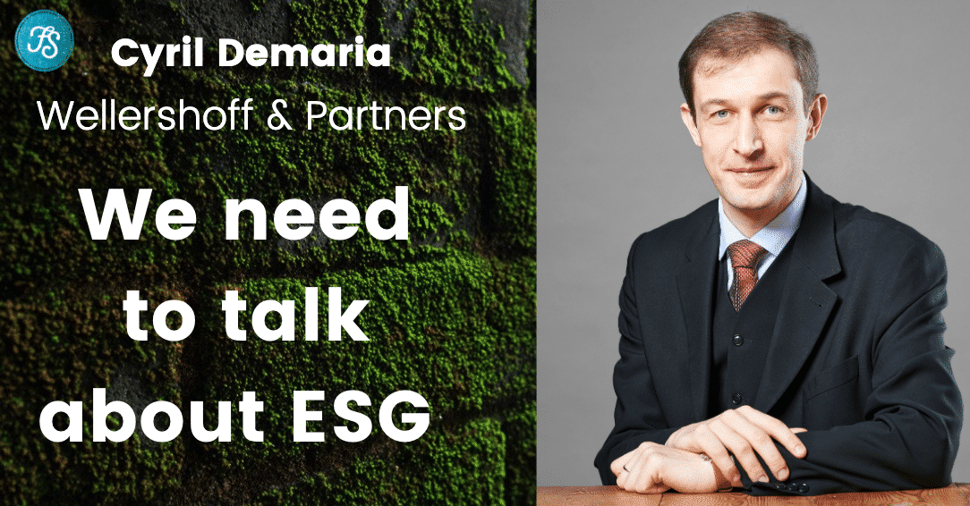 Cyril Demaria on ESG